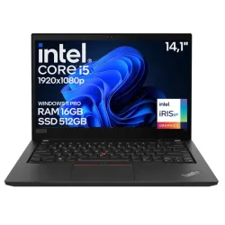 14" Lenovo T14 Gen2 Core i5 11GEN 16GB 256SSD A-